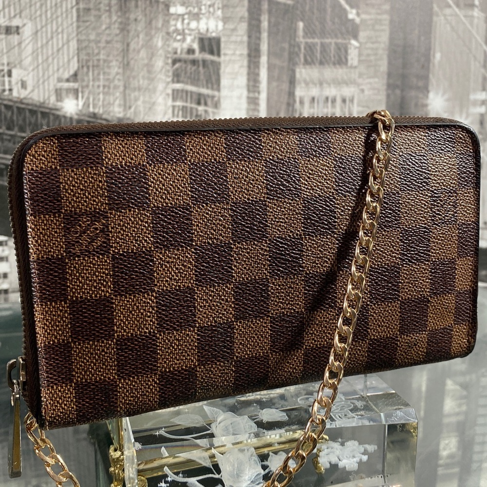 Authentic Rare Louis Vuitton Damier Organizer Zippy Wallet - Picture 6 of 17